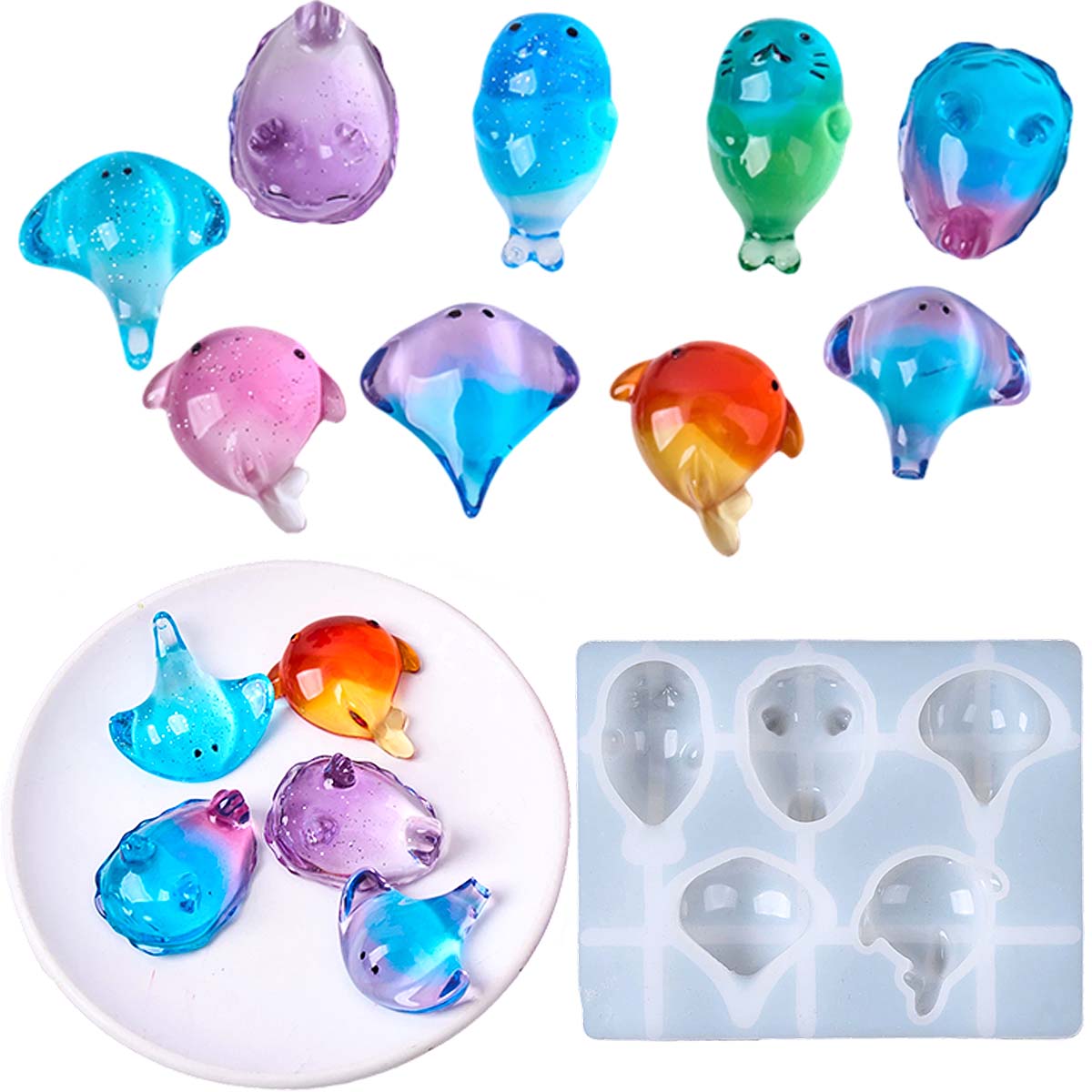 Healing Wellness - 3D Healing Kawaii Manta Ray Whale