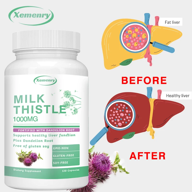 Milk Thistle Capsules 1000mg - - đánh giá và giá Milk Thistle Silymarin
