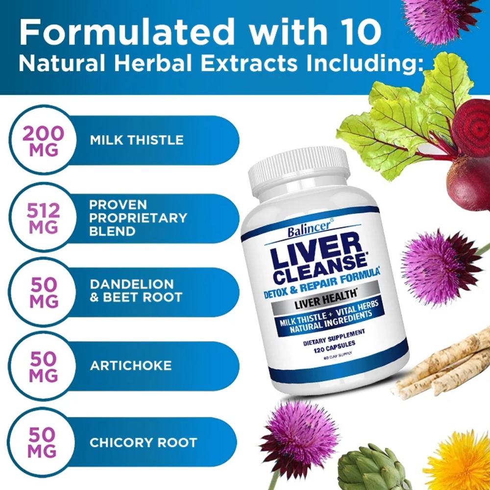 Liver Cleanse Detox & Repair F - đánh giá và giá Milk Thistle Silymarin