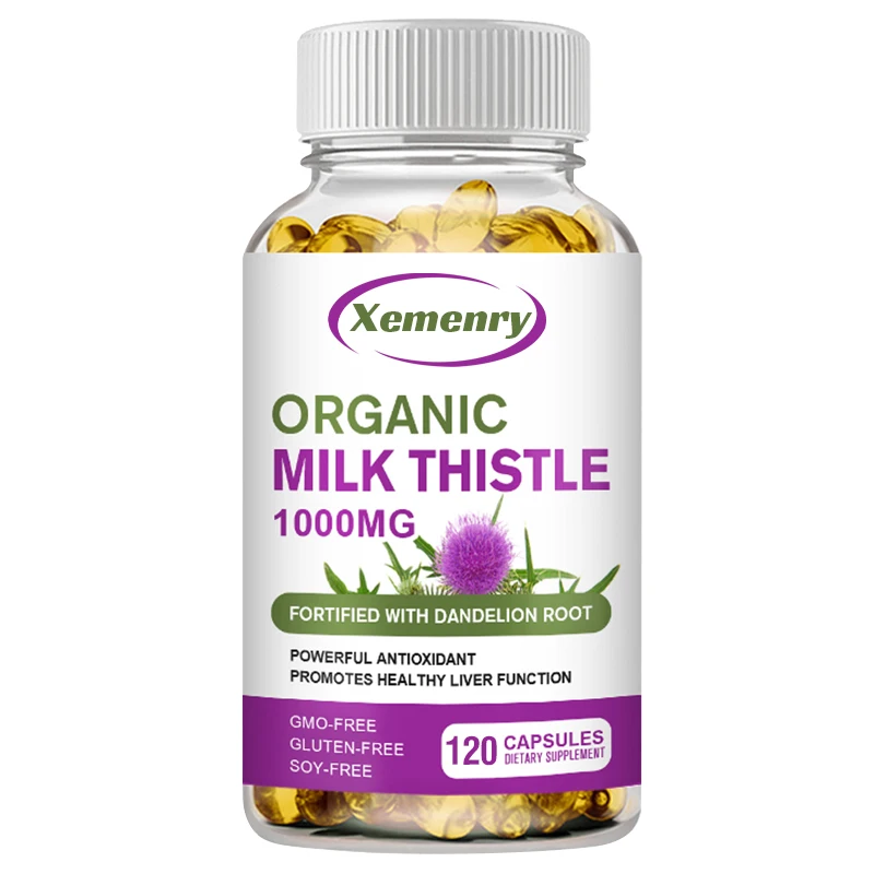 Milk Thistle Capsules 1000 Mg  - đánh giá và giá Milk Thistle Silymarin